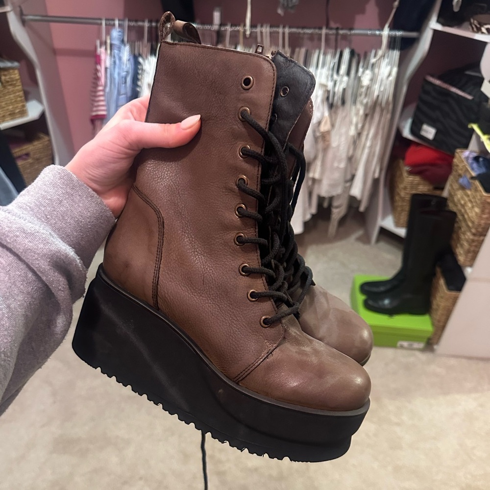 Free People | Nella Lace-up Boot - Picture 4 of 6